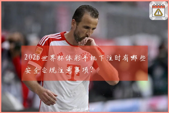 2026世界杯体彩手机下注时有哪些安全合规注意事项？