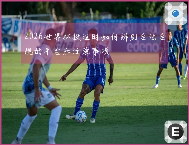 2026世界杯投注时如何辨别合法合规的平台和注意事项