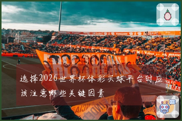 选择2026世界杯体彩买球平台时应该注意哪些关键因素